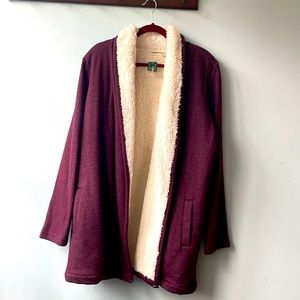 NWT - LL Bean Sherpa Lined Jacket